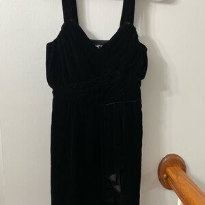 Express Black Velvet Dress